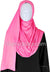 Bubble Gum Pink Plain - Jamila Jersey Shayla Long Rectangle Hijab 30"x70"