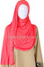 Coral Plain - Jamila Jersey Shayla Long Rectangle Hijab 30"x70"
