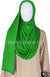 Emerald Green Plain - Jamila Jersey Shayla Long Rectangle Hijab 30"x70"