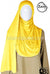Banana Yellow Plain - Easy Aisha Jersey Shayla Long Rectangle Hijab 30"x70"