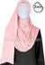 Baby Pink Plain - Easy Aisha Jersey Shayla Long Rectangle Hijab 30"x70"