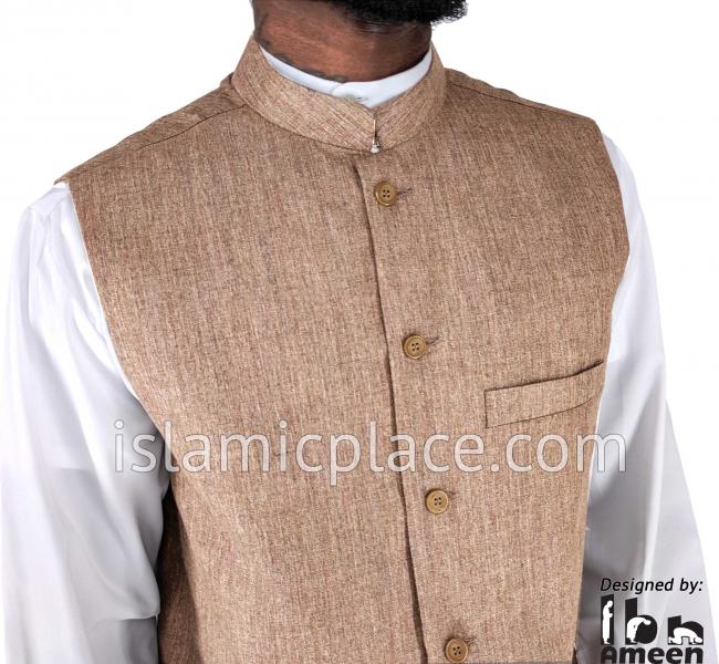 Copper - Hakim Waistcoat Vest by Ibn Ameen