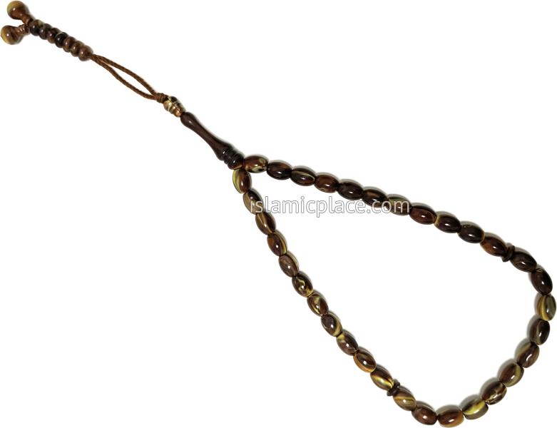 Toffee - Abdul Malik Tasbih Prayer Beads with 33 Beads