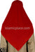 Crimson - Georgette 45" Square Khimar