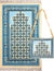 Sky Blue - Moroccan Mihrab Design Prayer Rug with Matching Zipper Carrying Bag