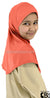 Peach - Luxurious Lycra Hijab Al-Amira - Girl size (1-piece)