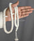 Pearly White - Large Bead Talib Tasbih Prayer Beads