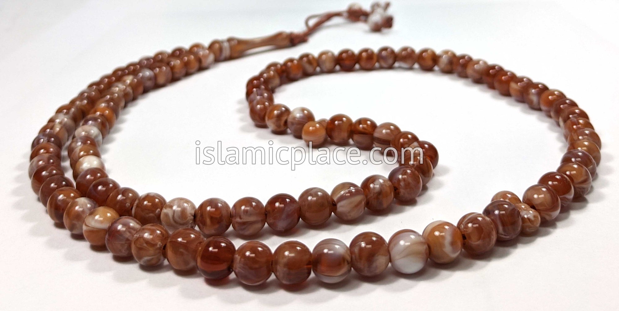Mahogany - Khalil Tasbih Prayer Beads