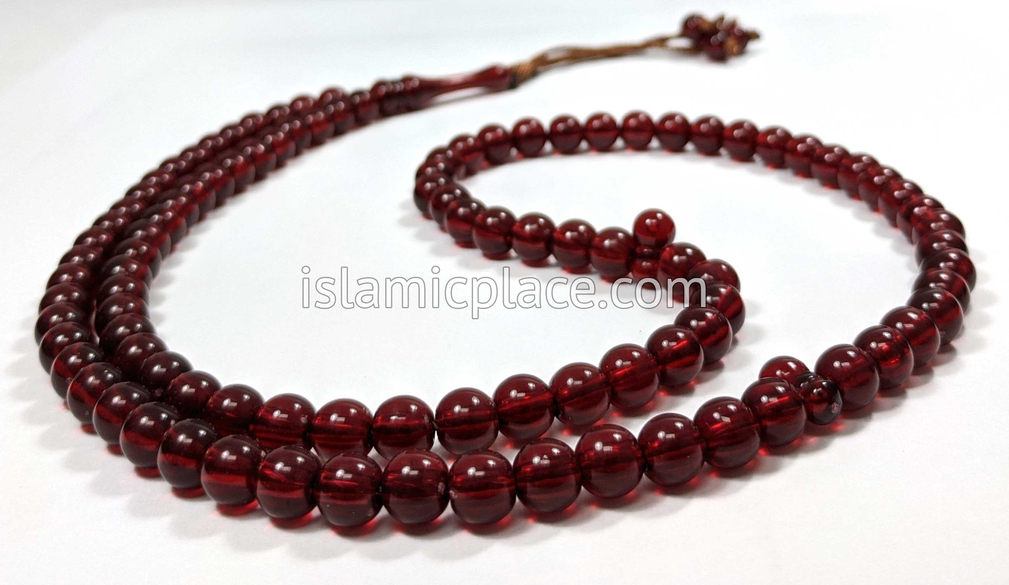 Burgundy - Khalil Tasbih Prayer Beads