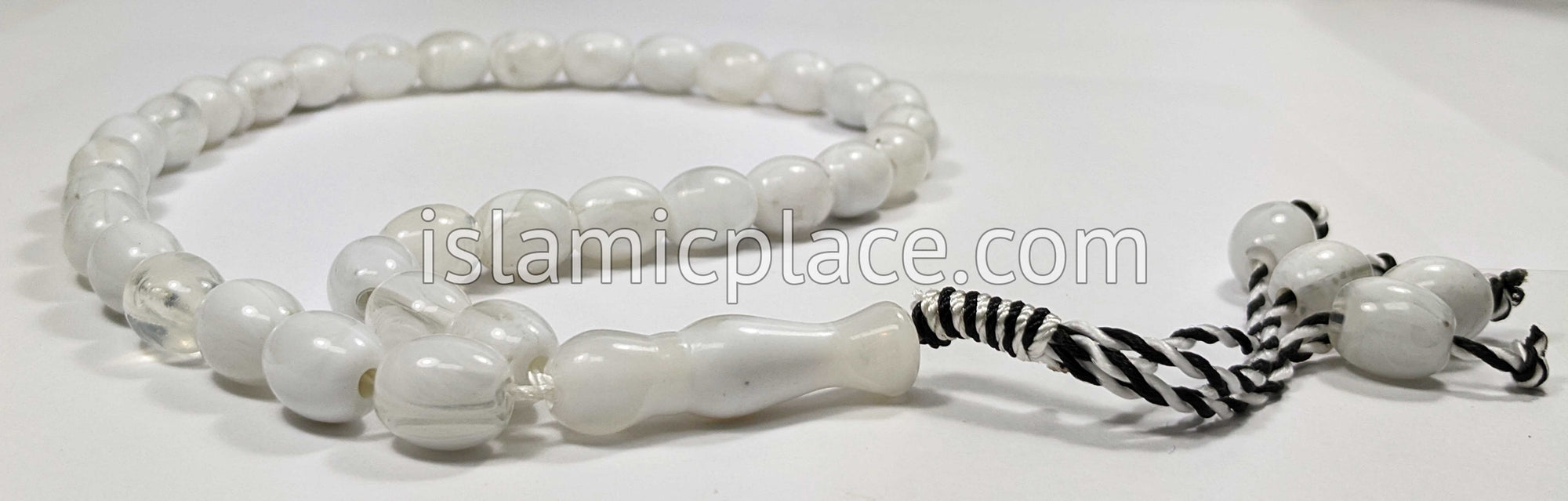 Pearly White - Rashid Tasbih Prayer Beads