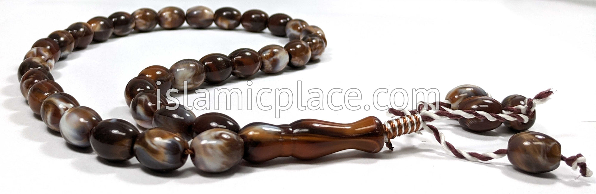 Seashell Brown - Rashid Tasbih Prayer Beads