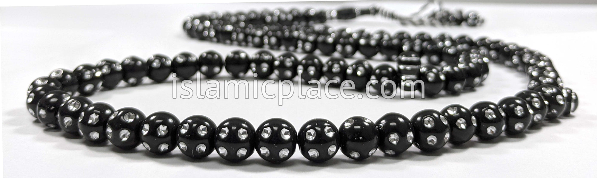 Black - Nuqta Design Tasbih Prayer Beads