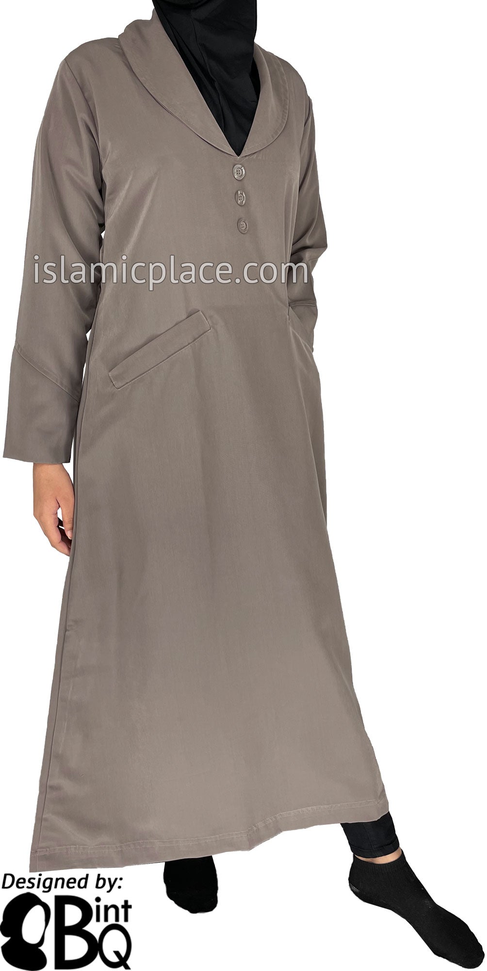 Mauve - Nabiha Stylish Abaya by BintQ - BQ232