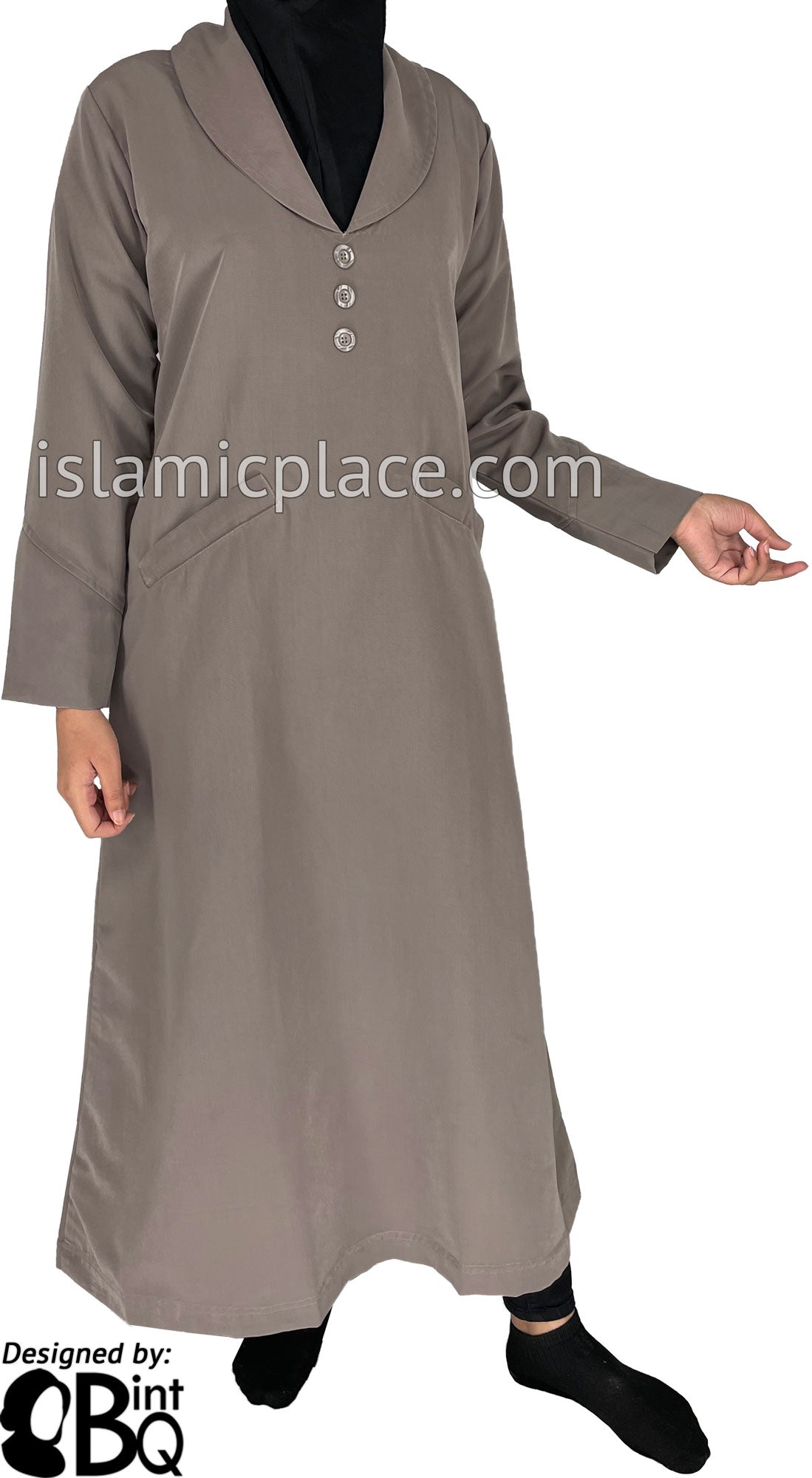 Mauve - Nabiha Stylish Abaya by BintQ - BQ232