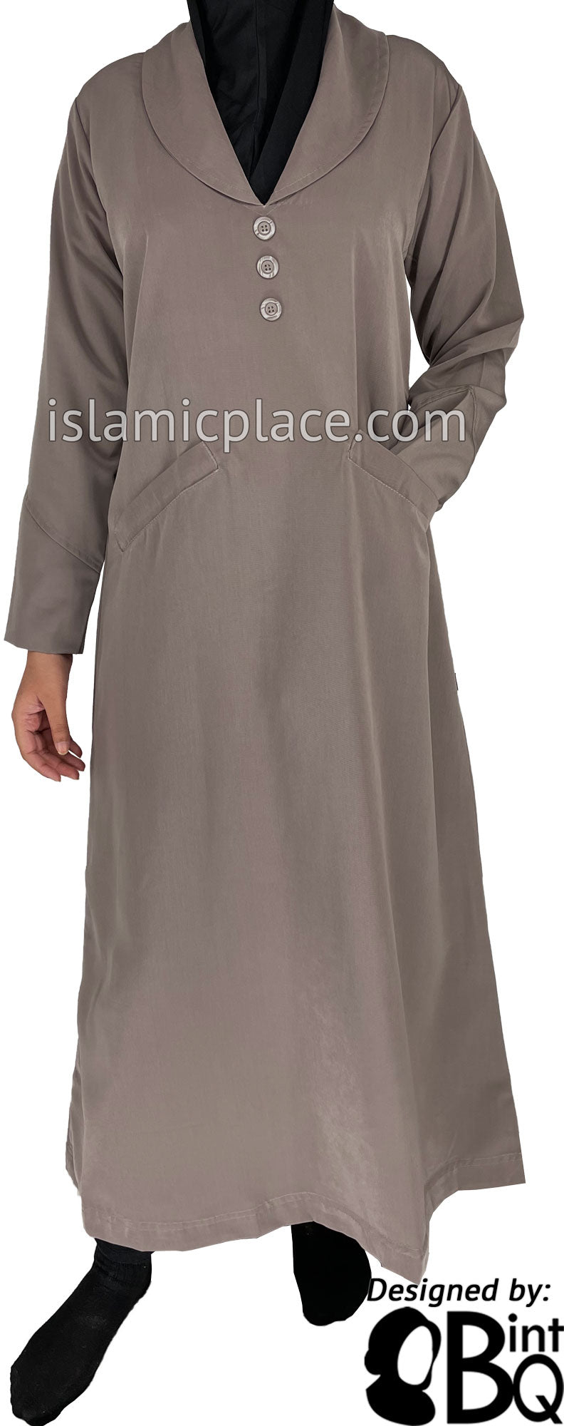 Mauve - Nabiha Stylish Abaya by BintQ - BQ232