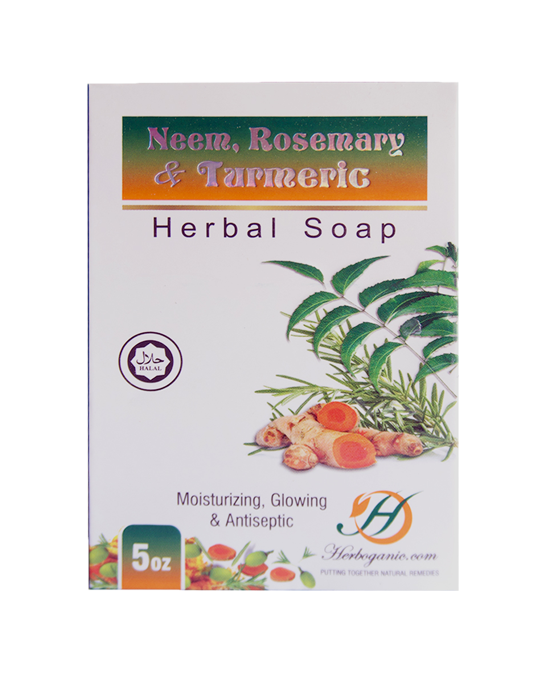 Neem, Rosemary & Tumeric Herbal Halal Soap - 5 oz