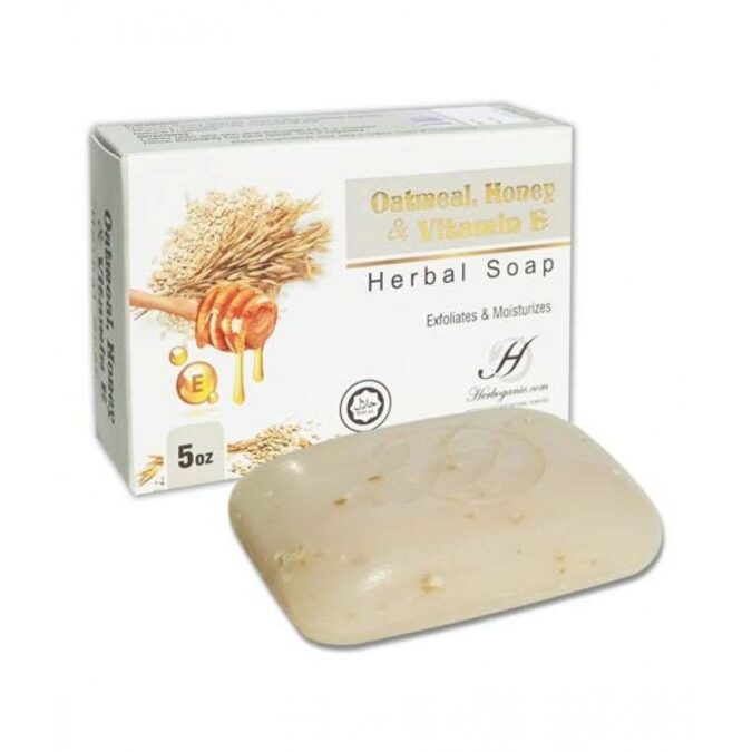 Oatmeal, Honey & Vitamin E Herbal Halal Soap - 5 oz
