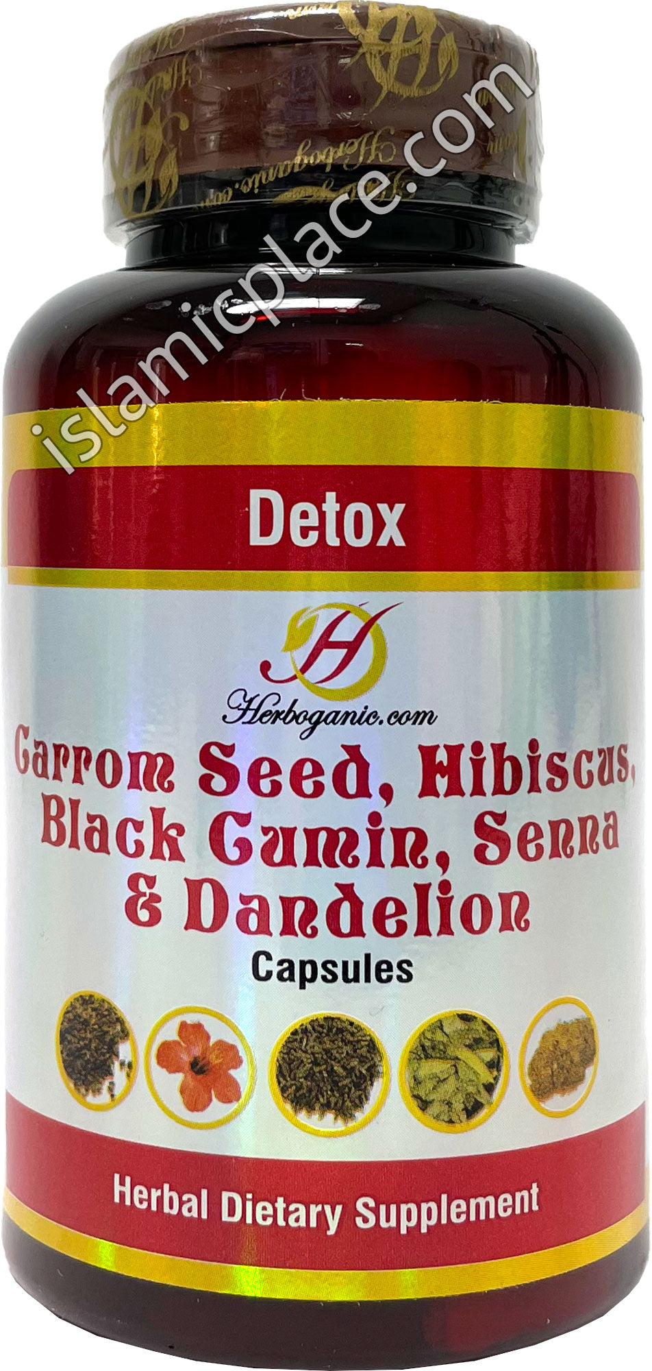 Detox - Carrom Seed, Hibiscus, Black Cumin, Senna & Dandelion Capsules