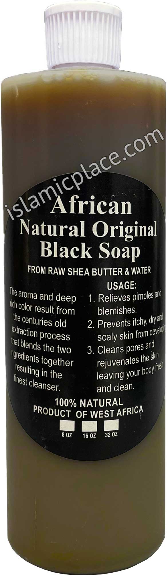 African Black Soap Liquid 16 oz Bottle