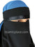 Black - Niqab with Satin