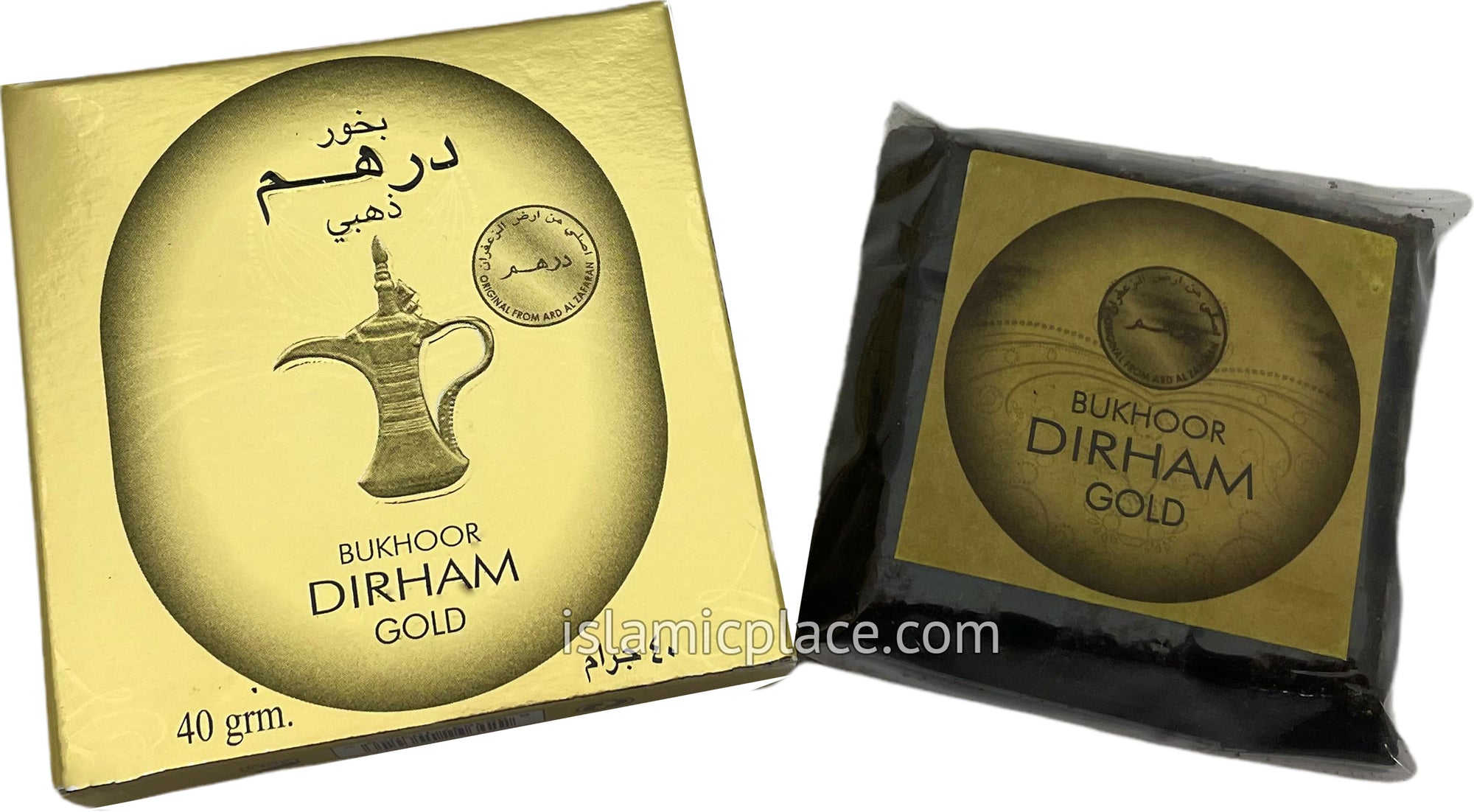 Bukhoor Dirham Gold Incense