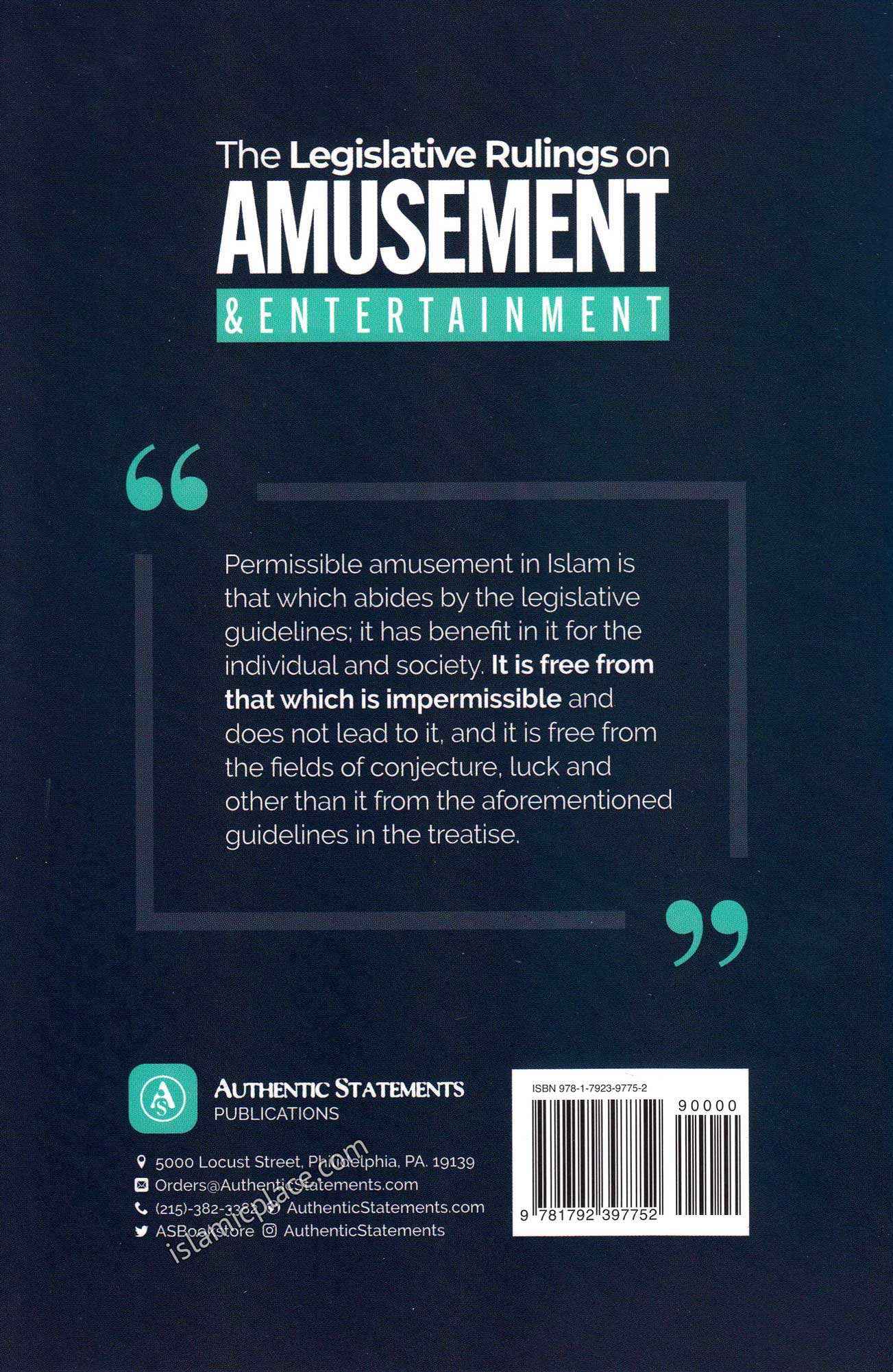 The Legislative Rulings on Amusement & Entertainment