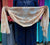 Peach - Tie Dye Georgette Shayla Long Rectangle Hijab 28"x70"