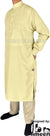Cream - Men Saudi Ad-Daffah Plain Kameez by Ibn Ameen with Visible Buttons