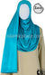 Aqua Plain - Easy Aisha Jersey Shayla Long Rectangle Hijab 30"x70"