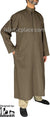 Taupe - Aziz Style Men Saudi Thob by Ibn Ameen