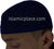 Navy Blue - Soft Cotton Knitted Kufi