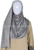 Light Heather Gray Plain - Jamila Jersey Shayla Long Rectangle Hijab 30"x70"