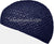 Navy Blue - Nylon Knitted Solid Kufi