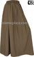 Taupe - Basics Plain Skirt by BintQ