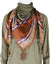 Oyster with Rust and Green - Malik Collection Men Scarf Kifaya