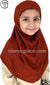 Rust - Plain Girl size (1-piece) Hijab Al-Amira