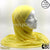 Yellow - Plain Teen to Adult (Large) Hijab Al-Amira (2-piece style)