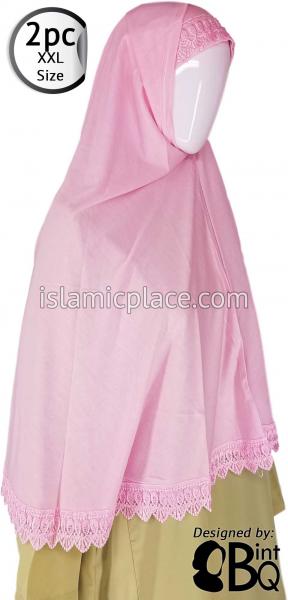 Pink Lace Adult (XX-Large) Hijab Al-Amira