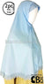 Sky Blue Lace Adult (XX-Large) Hijab Al-Amira