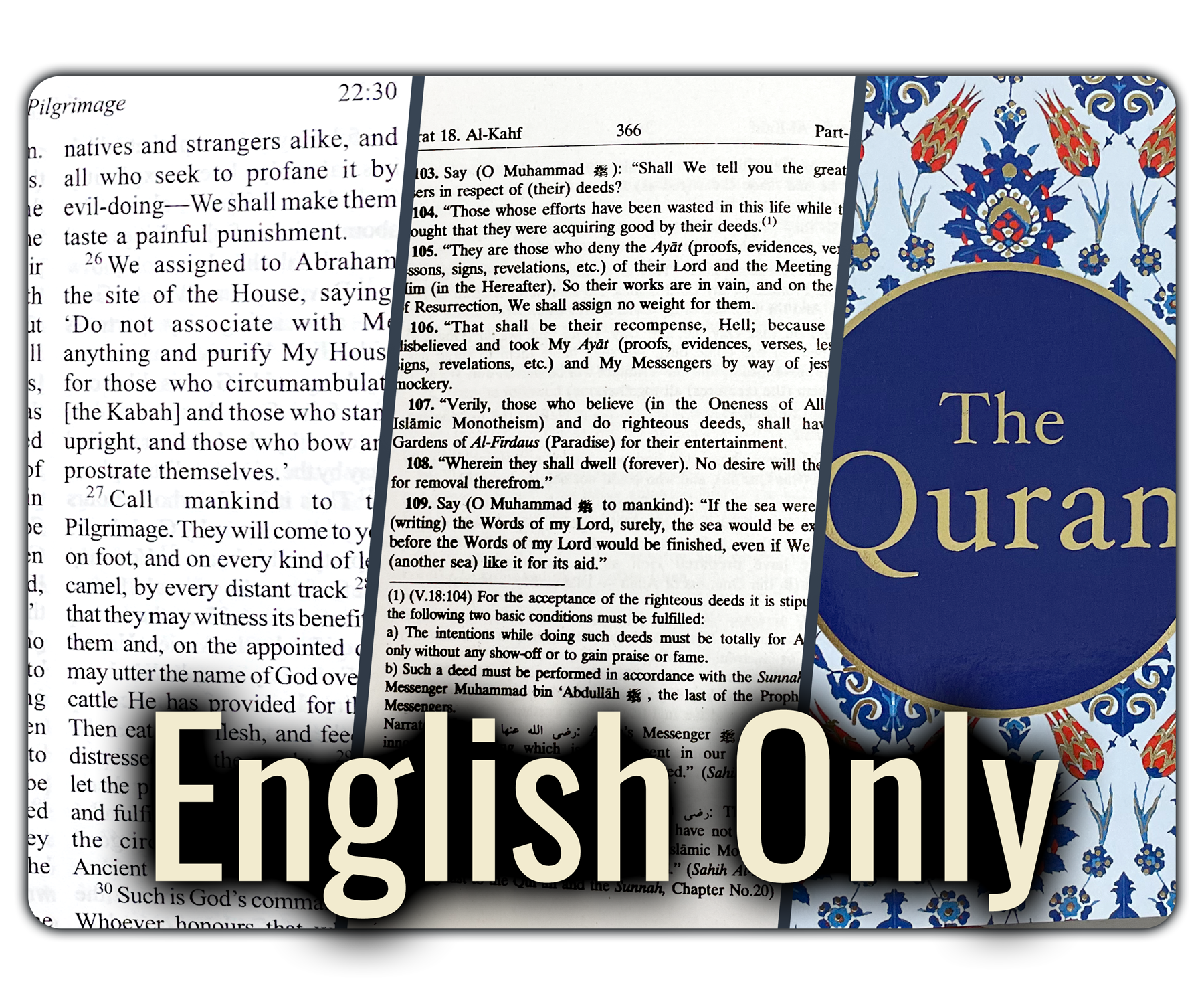 Quran in English only