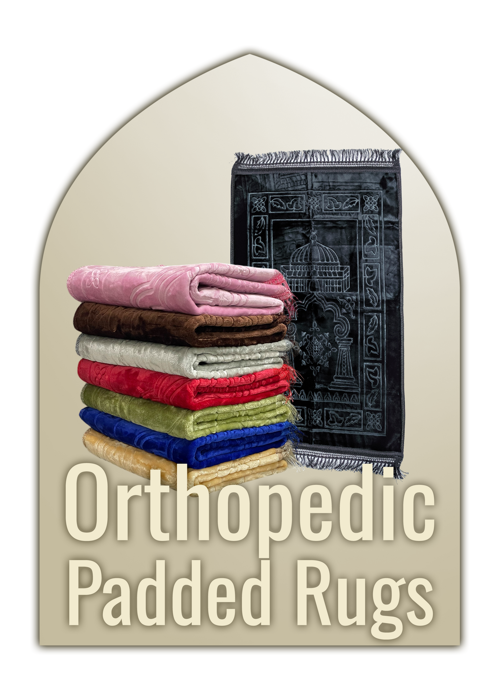 Orthopedic Padded Foam Cushion Rug