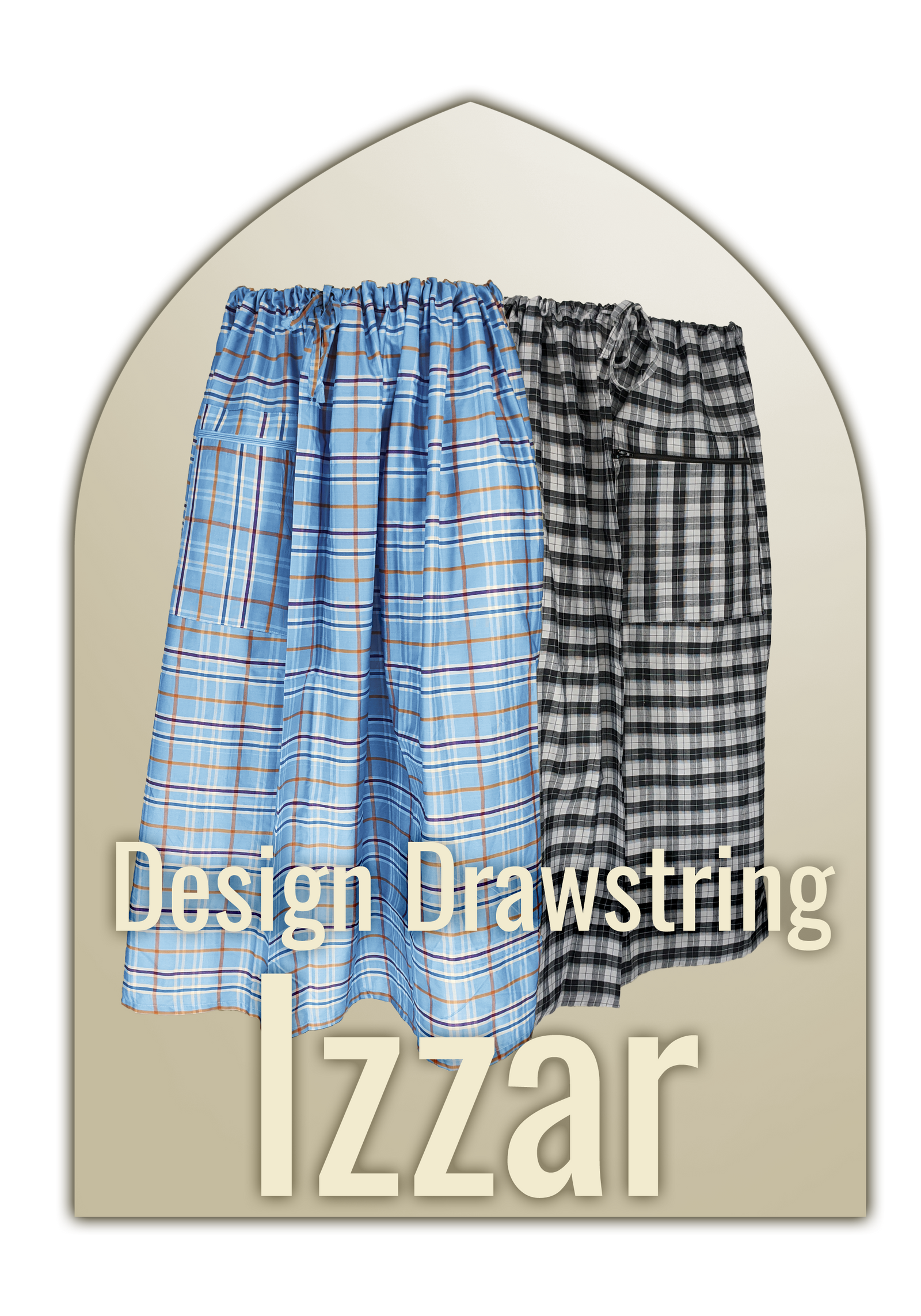 Design Drawstring Men Izzar Lungi