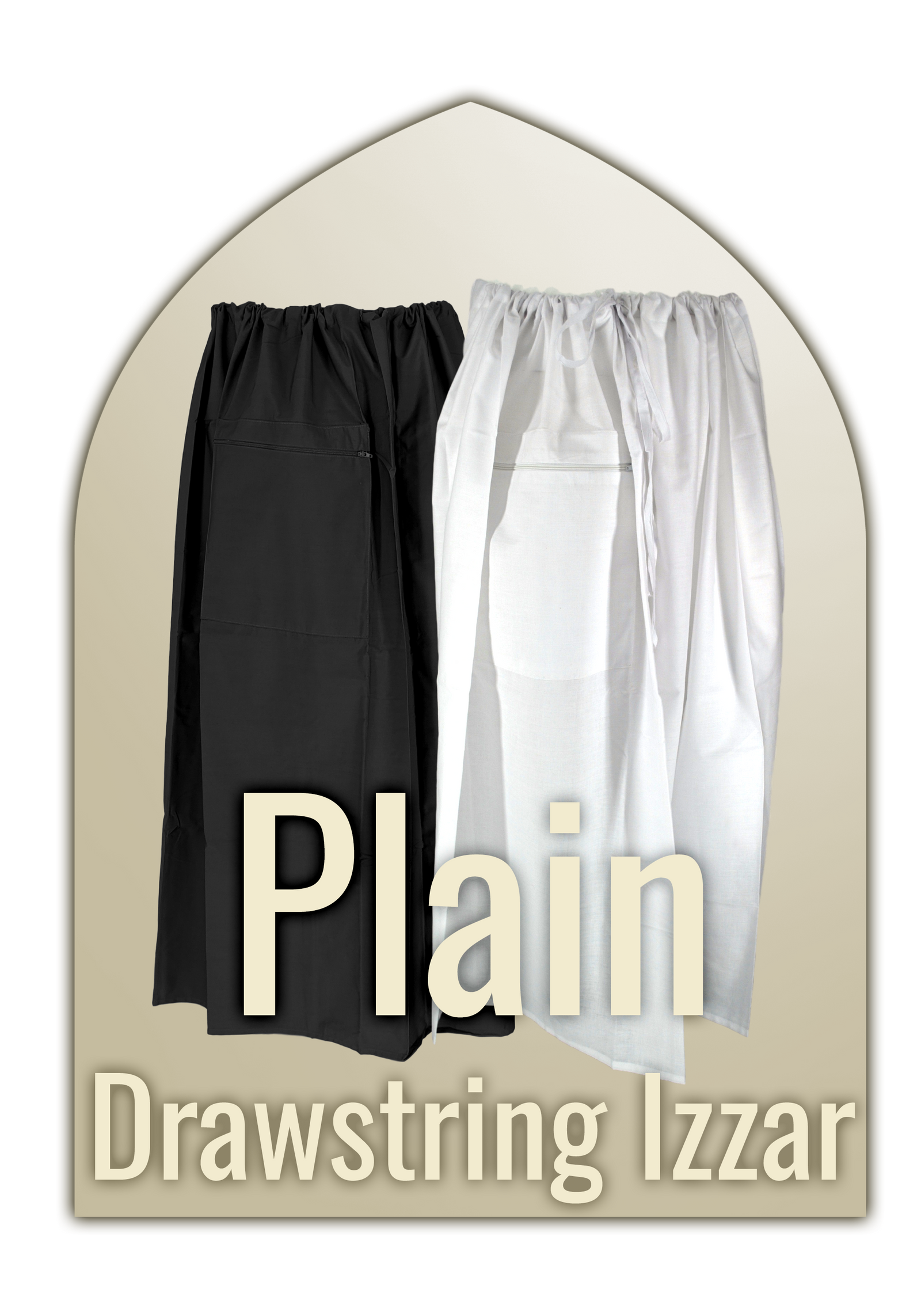 Plain Solid Color Drawstring Men Izzar Lungi