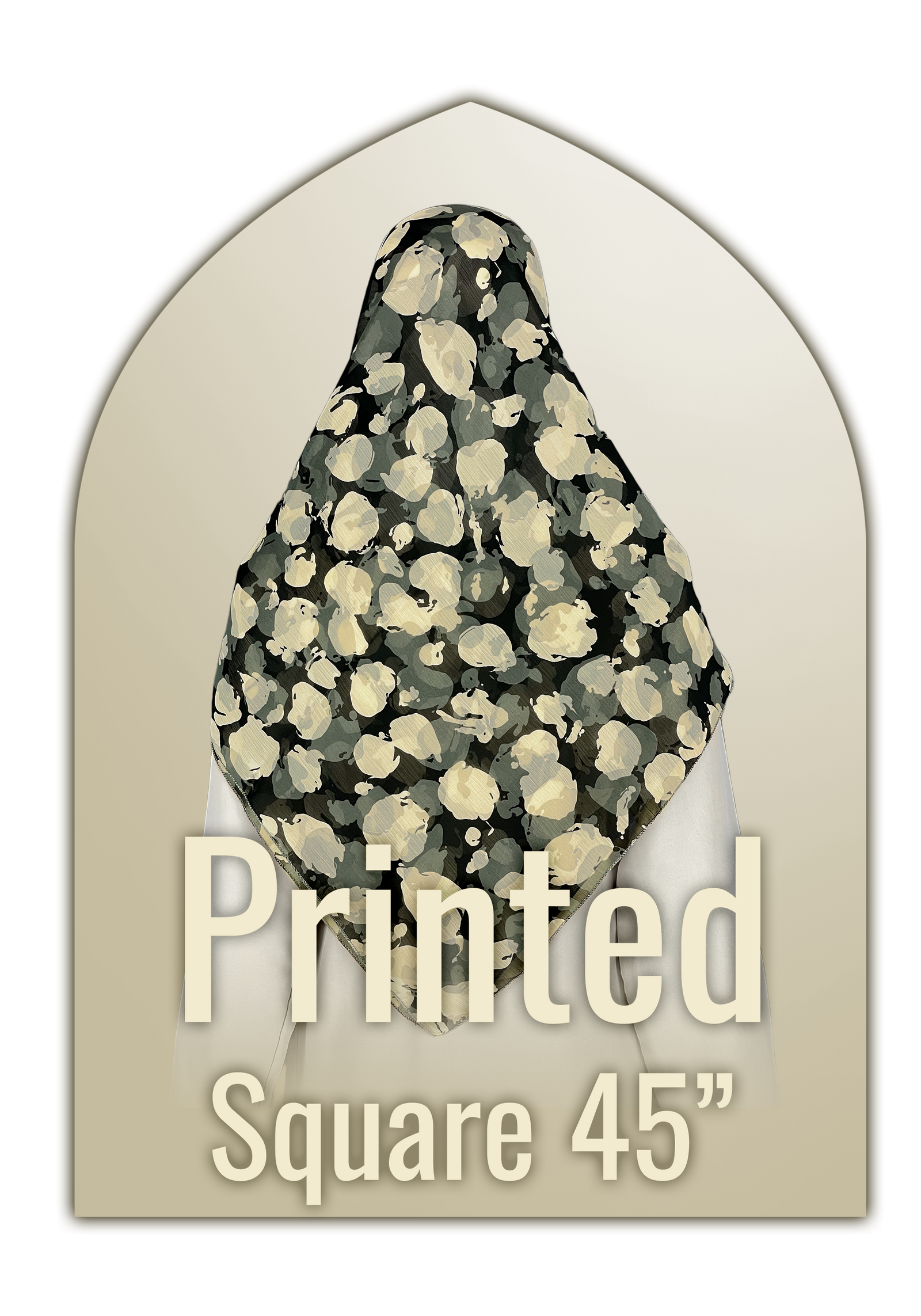 Square Printed 45"