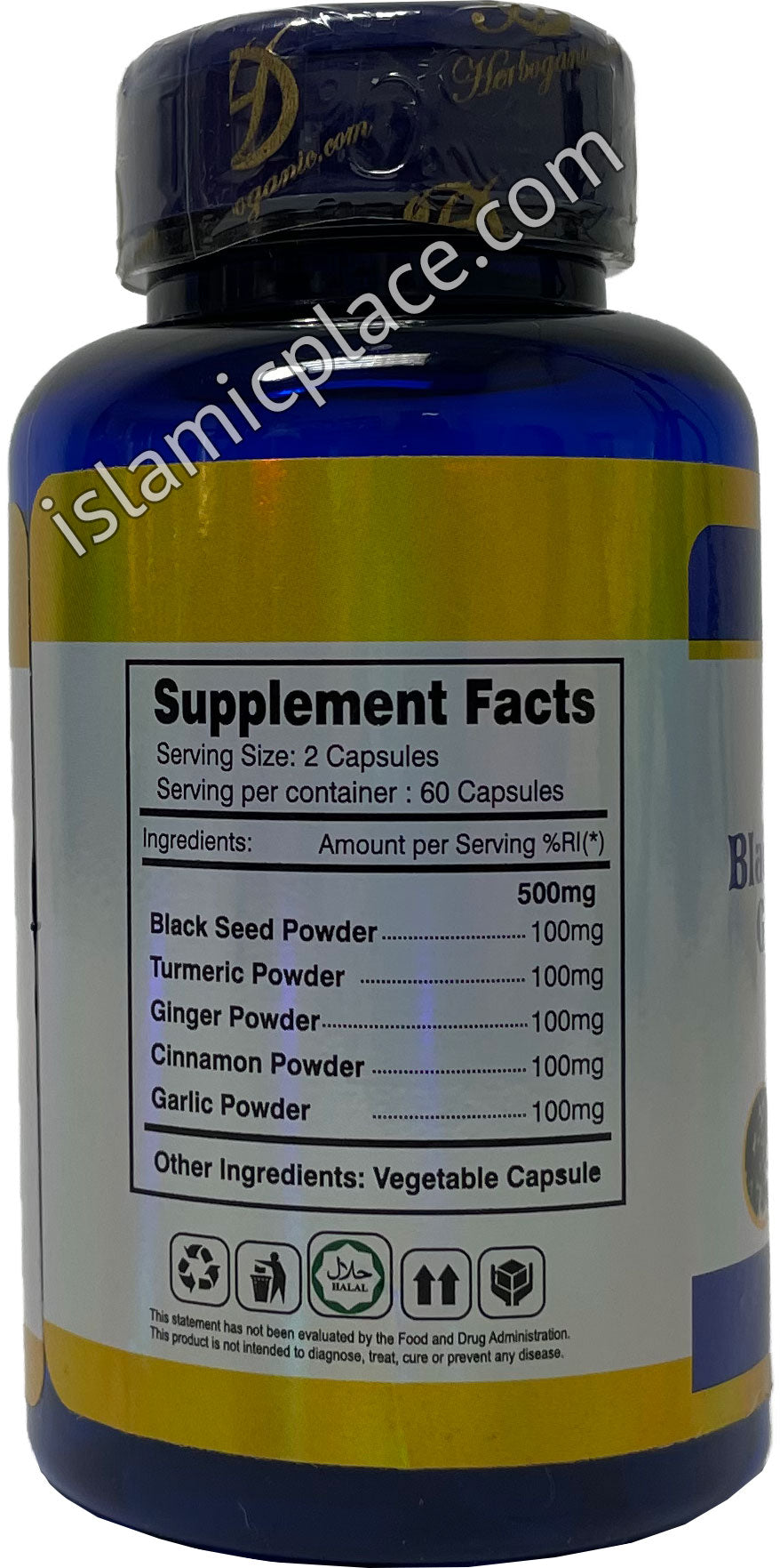 Immunity Booster - Black Seed, Turmeric, Ginger, Cinnamon & Garlic Capsules