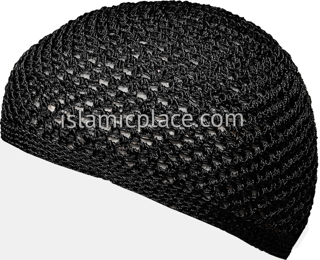 CFCL【MESH KNIT HAT】BLACK CFCL - Mesh Knit Asymmetric Hat in Black – gravitypope