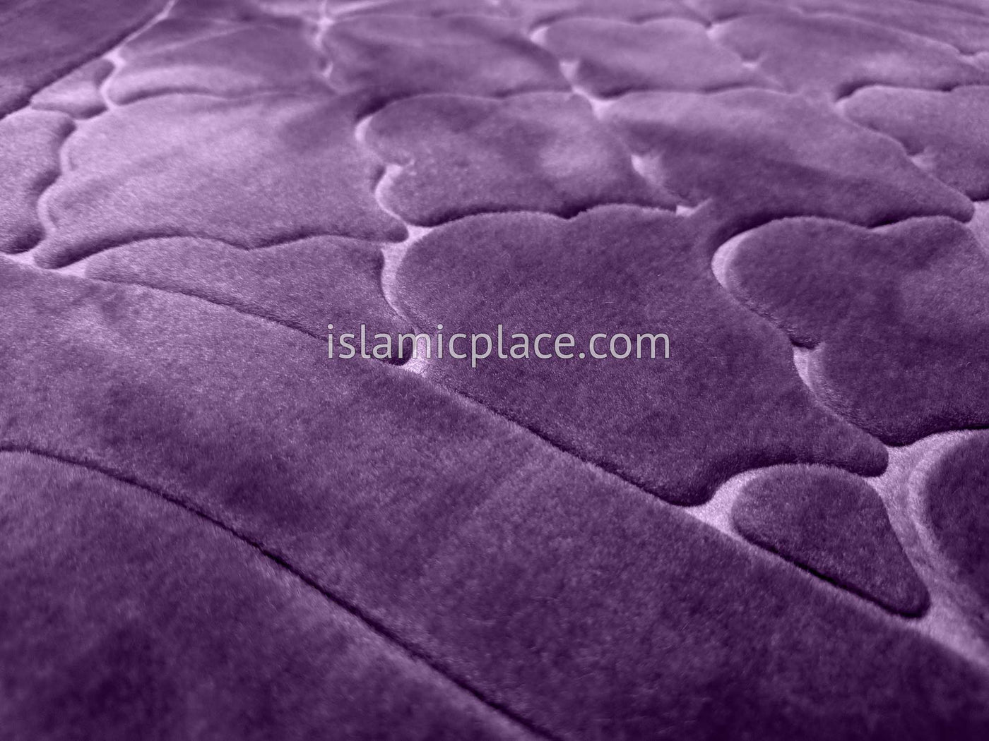 Purple - Orthopedic Padded Foam Cushion Luxurious Prayer Rug - The ...