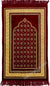 Burgundy Prayer Rug with Egyptian Border