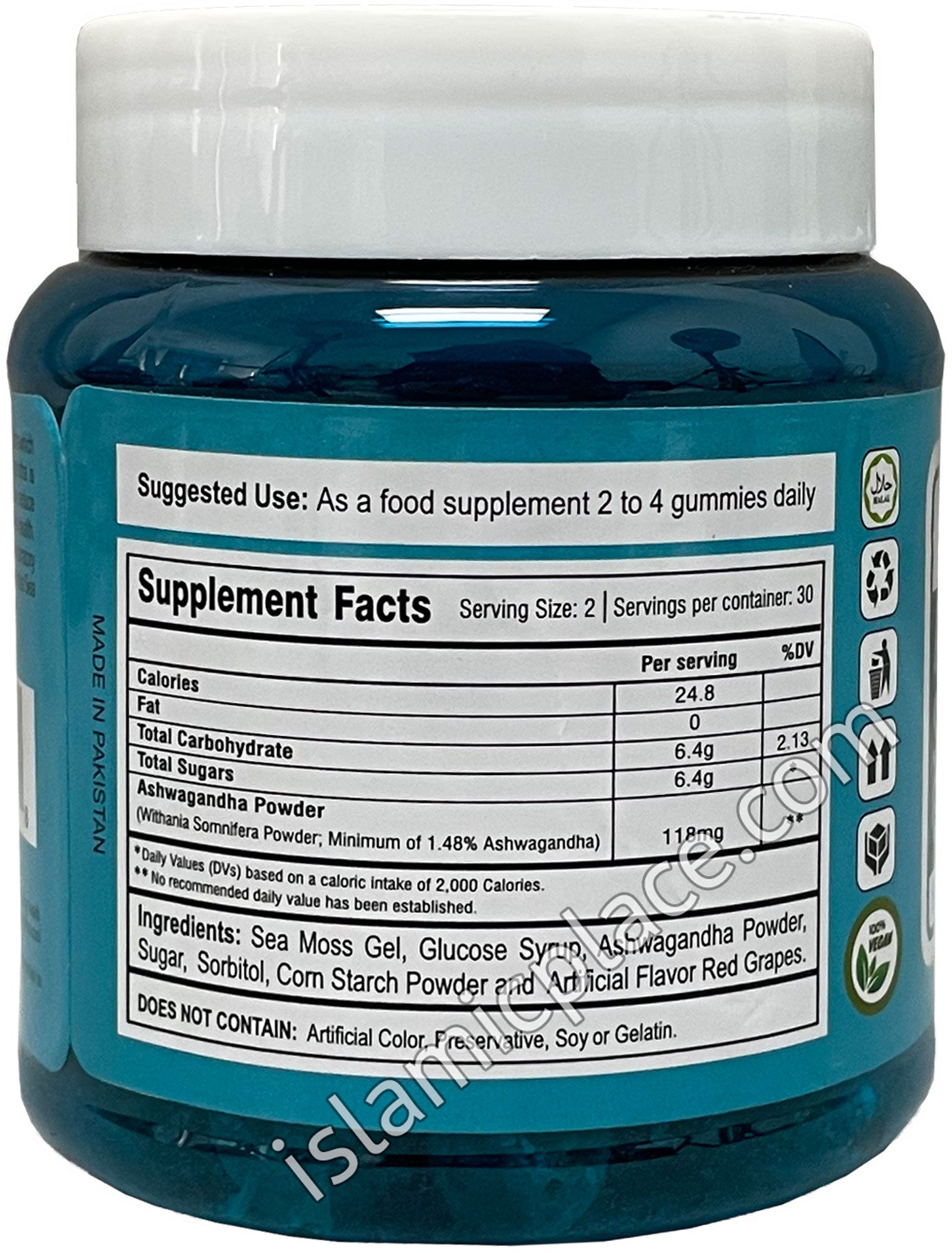 Ashwagandha Sea Moss Gummies - 60 Gummies