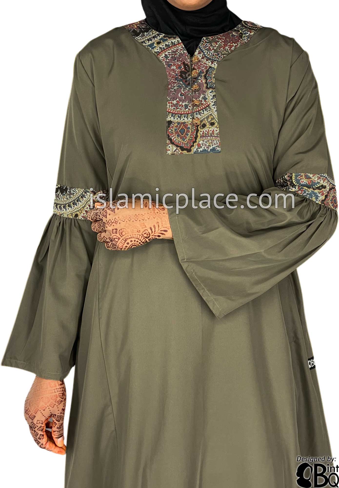 Olive - Suhayla Style Abaya by BintQ - S15